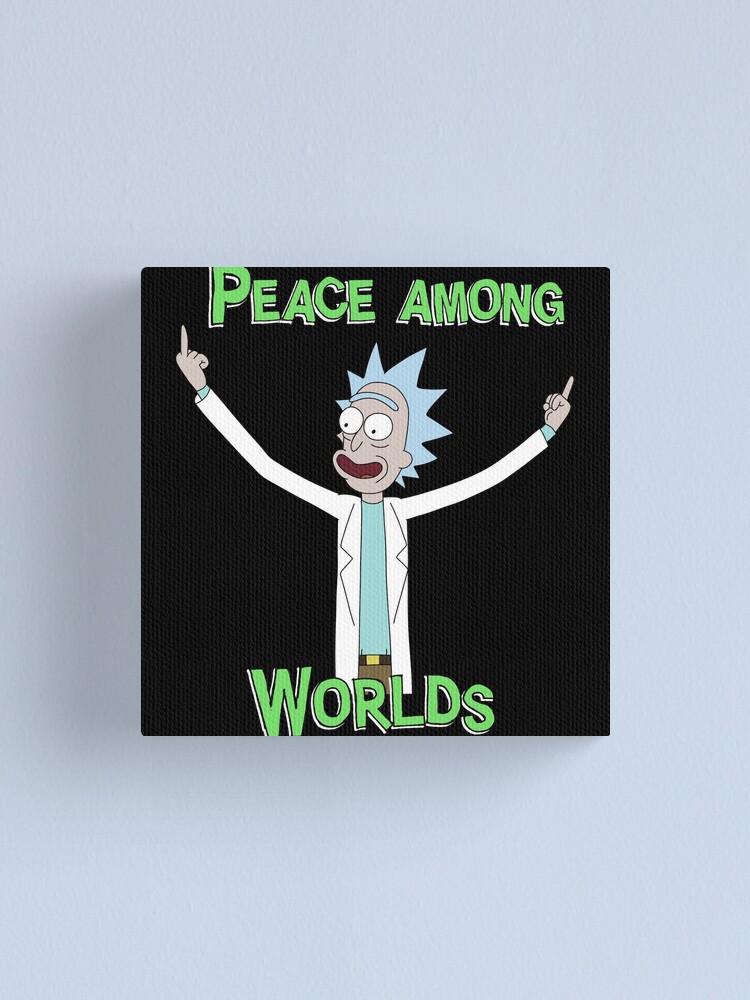 Alternate view of Peace Among Worlds! Canvas Print