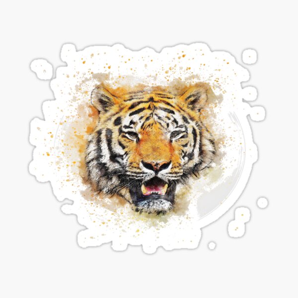 Item preview, Watercolor tiger- afl tigers designed and sold by Vortex810.