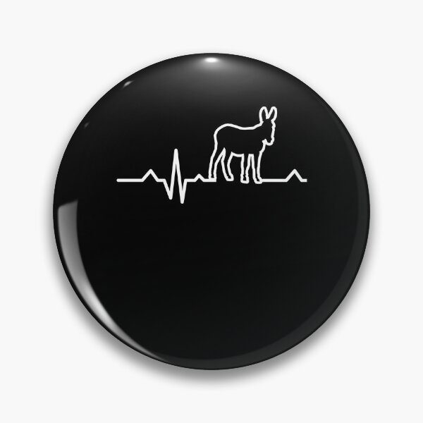 Item preview, White donkey heartbeat life line designed and sold by redshirtz.