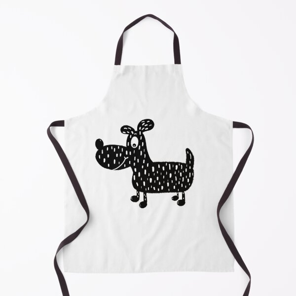 Item preview, Black and white dog nr3 designed and sold by KateCrafts.