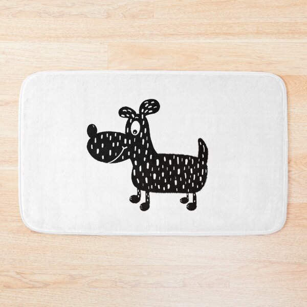 Item preview, Black and white dog nr3 designed and sold by KateCrafts.