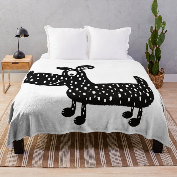 Item preview, Black and white dog nr3 designed and sold by KateCrafts.