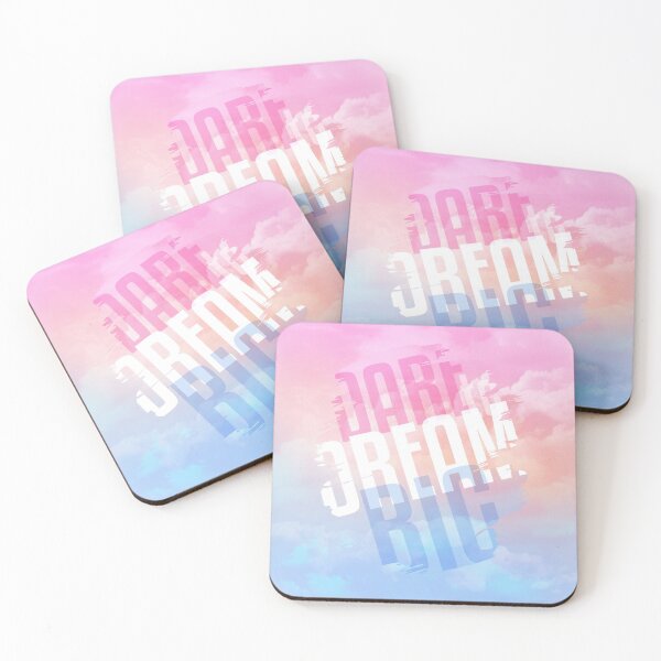 Item preview, Dare to dream big, pink sky, clouds, motivation design designed and sold by iclipart.