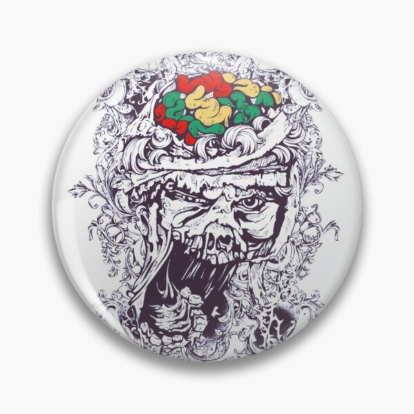 Item preview, Skull with Brain OUT designed and sold by BALONROSU.