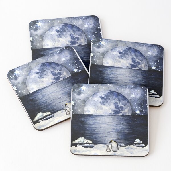 Item preview, Penguins at Night designed and sold by Laura Ellen.