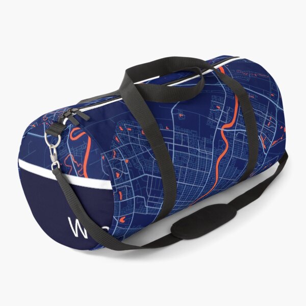 Bolsa deportiva «Impresión del mapa de Winnipeg, cartel del mapa de