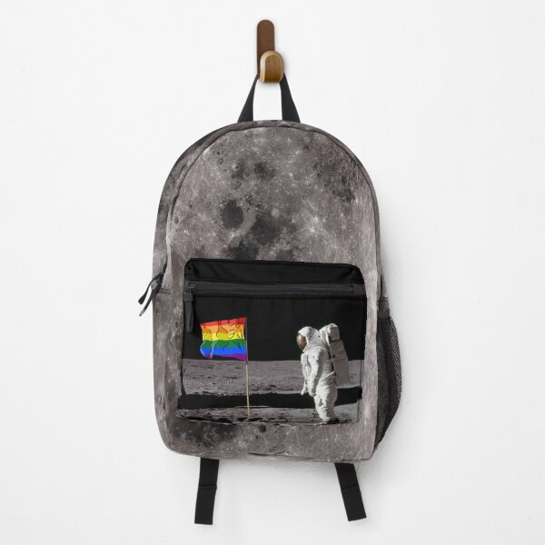 Item preview, LGBTQ Flag On The Moon designed and sold by hadicazvysavaca.