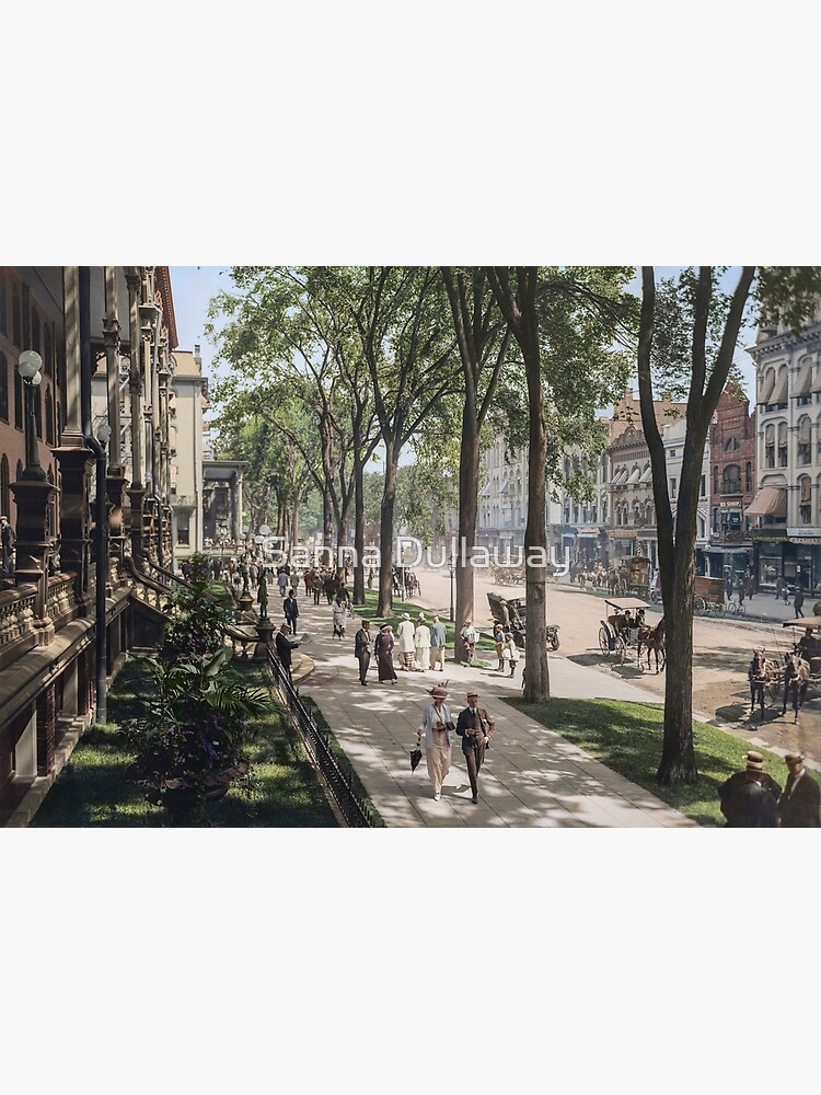 Broadway in Saratoga Springs, New York, ca 1915 (full size) by SannaDullaway