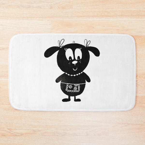 Item preview, Black and white dog nr4 designed and sold by KateCrafts.