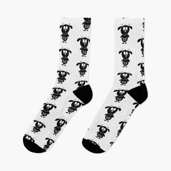 Item preview, Black and white dog nr4 designed and sold by KateCrafts.