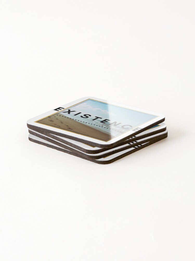 Thumbnail 4 of 5, Coasters (Set of 4), Existence designed and sold by brainagent.