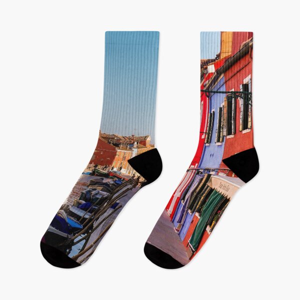 Item preview, The Venetian neon-colored houses of Burano designed and sold by BodyIllumin.
