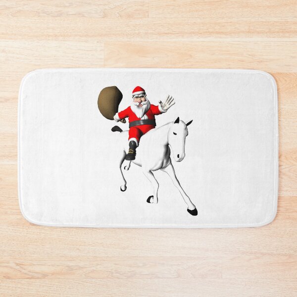 Item preview, - Santa Riding A White Horse designed and sold by Mythos57.