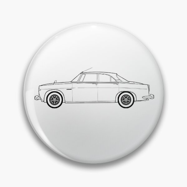 Item preview, Rover P5B Classic Car Outline Artwork designed and sold by RJWautographics.