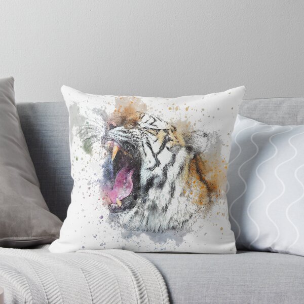 Item preview, Acuarela arte abstracto tigre afl tigres designed and sold by Vortex810.
