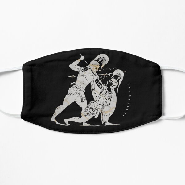 Achilles kills Penthesilea, Queen of the Amazons (4) Flat Mask