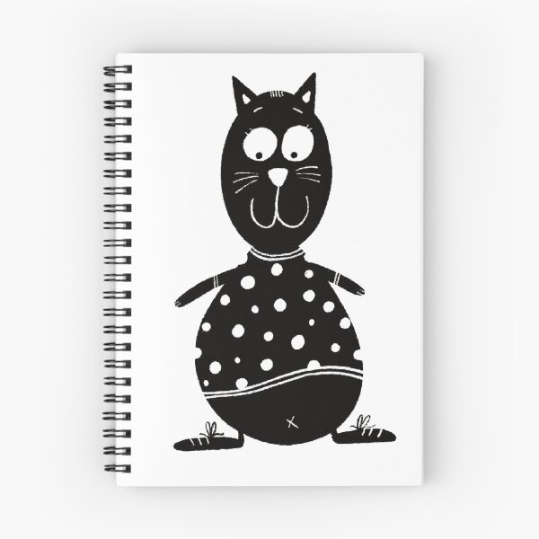 Item preview, Black and white cat nr5 designed and sold by KateCrafts.