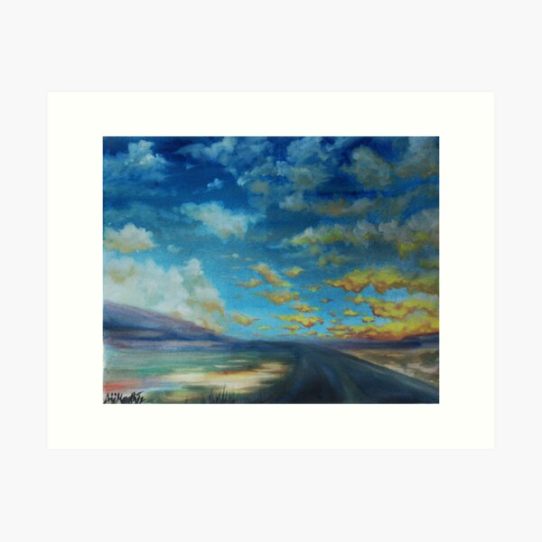 stormy midmorning, nebraska. Art Print