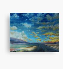 stormy midmorning, nebraska. Canvas Print