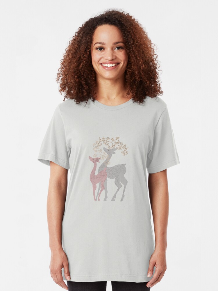 Alternate view of Couple of Deer Slim Fit T-Shirt