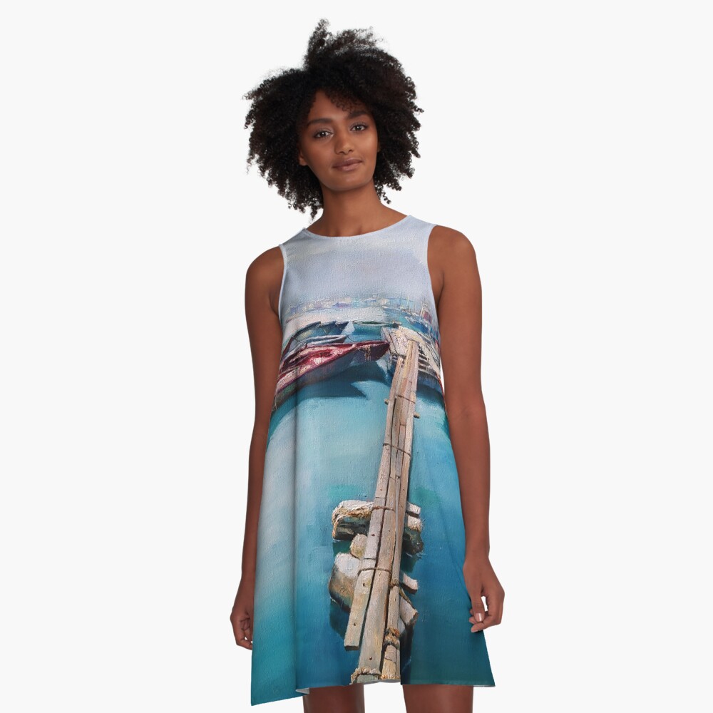 Item preview, A-Line Dress designed and sold by rogerpanart.