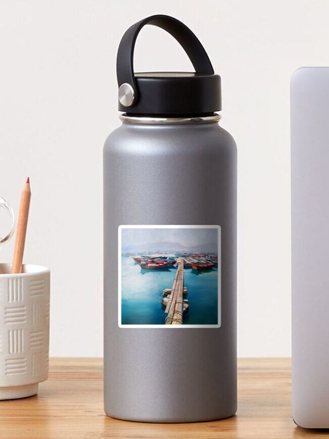 Thumbnail 1 of 3, Sticker, Lamma Island designed and sold by rogerpanart.