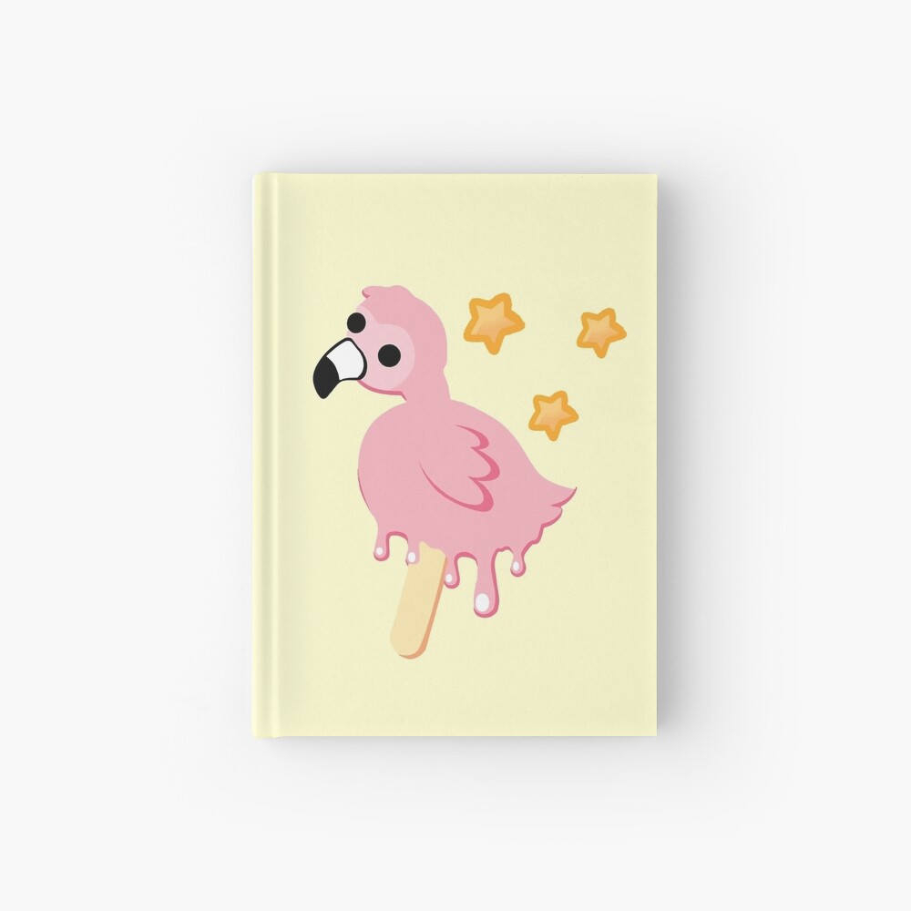 Ice Cream Flamingo Youtube Hardcover Journal By Moatazes Redbubble - flamingo roblox rats united