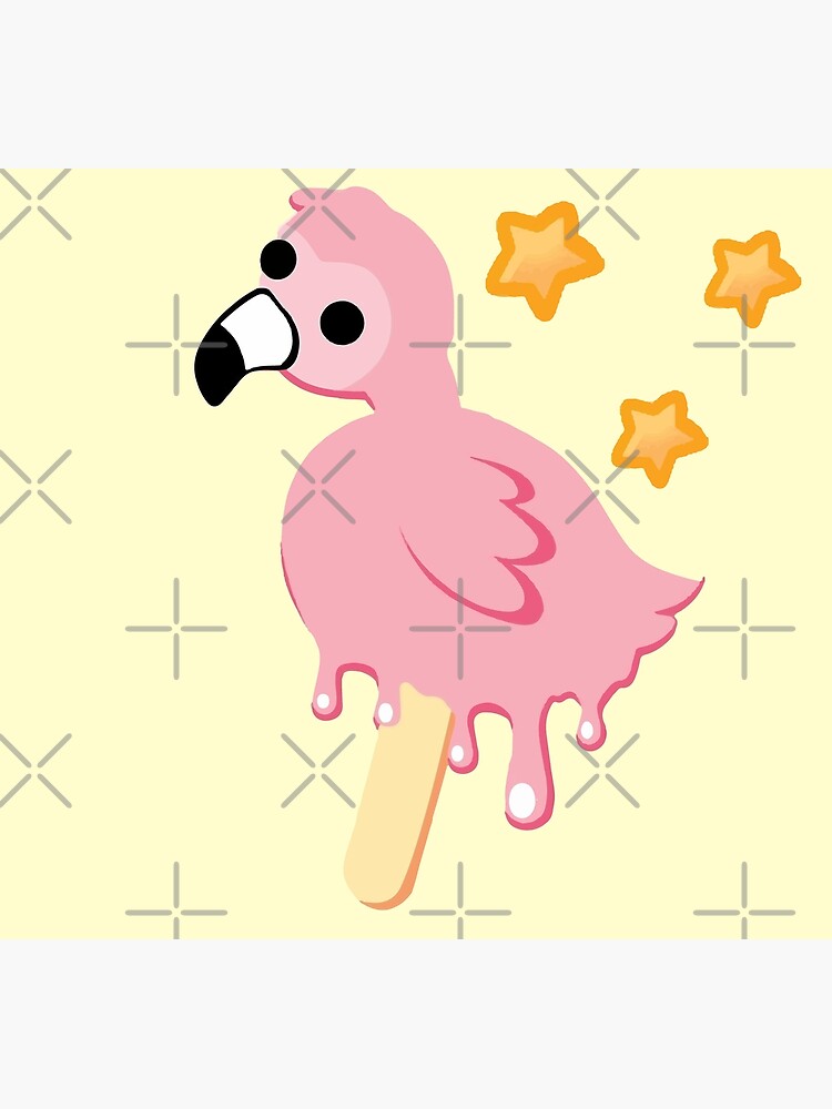 Ice Cream Flamingo Youtube Postcard By Moatazes Redbubble - ice cream roblox yt