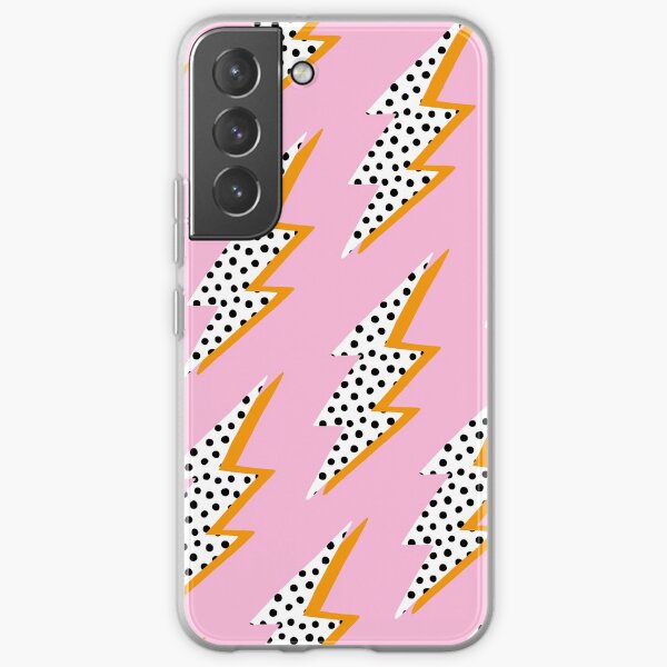 Pink Lightning Bolt Samsung Galaxy Soft Case