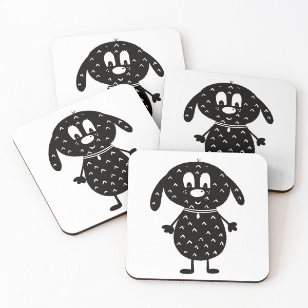 Item preview, Black and white dog nr5 designed and sold by KateCrafts.