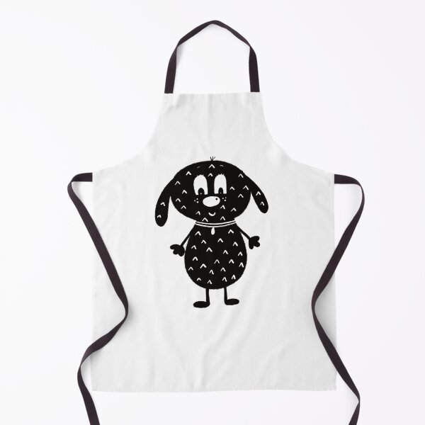 Item preview, Black and white dog nr5 designed and sold by KateCrafts.