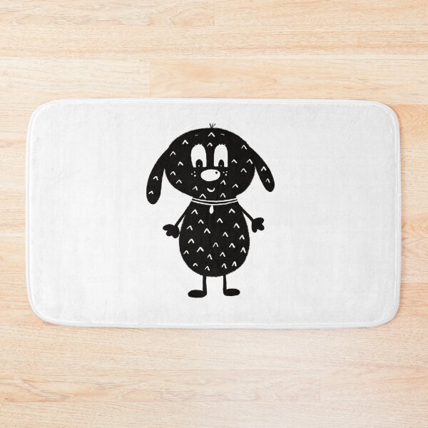 Item preview, Black and white dog nr5 designed and sold by KateCrafts.