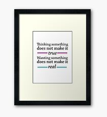 The Unbecoming of Mara Dyer: Reality Framed Print