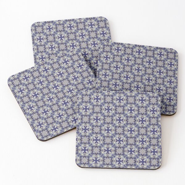 Item preview, Balinese Flowers Indonesian Wax Print Mosaic Ethnic Pattern designed and sold by Neo-African-Wax.