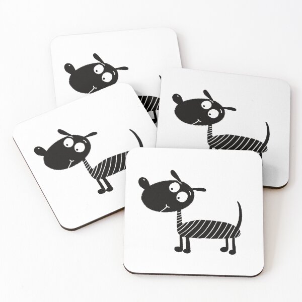 Item preview, Black and white dog nr6 designed and sold by KateCrafts.