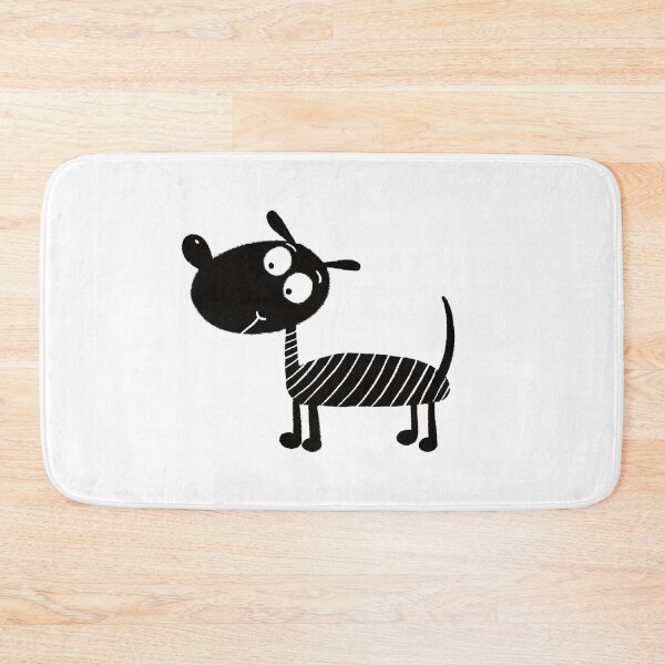 Item preview, Black and white dog nr6 designed and sold by KateCrafts.