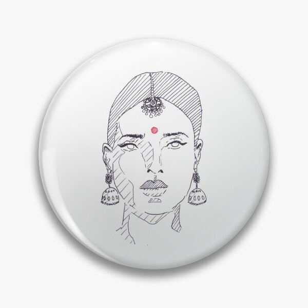 Item preview, Lineart - Woman with Bindi designed and sold by Erik Erosa.
