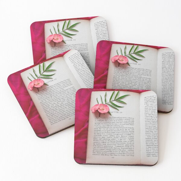 Item preview, Vintage book and flower designed and sold by artlinked7.