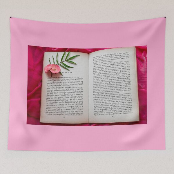 Item preview, Vintage book and flower designed and sold by artlinked7.