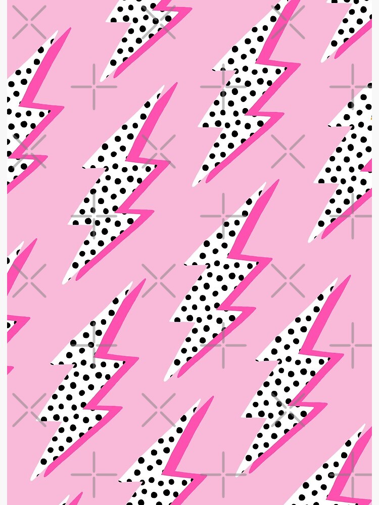 Pink lightning bolt