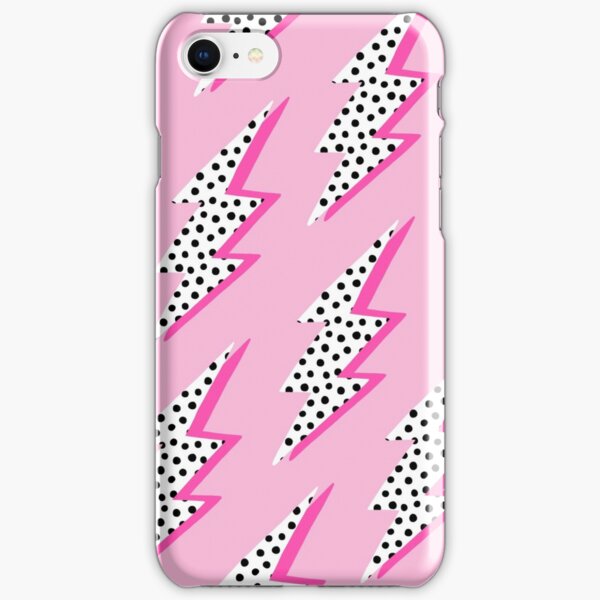 Pink lightning bolt iPhone Snap Case