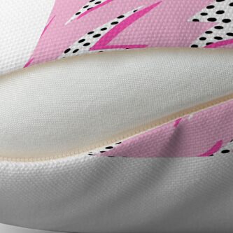 Alternate view of Pink lightning bolt Throw Pillow