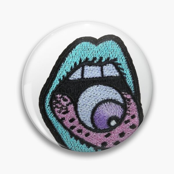 Item preview, Eyeball Mouth Sticker designed and sold by designolo.