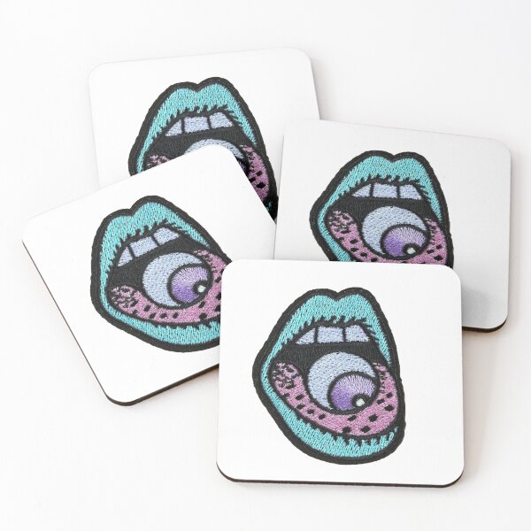 Item preview, Eyeball Mouth Sticker designed and sold by designolo.
