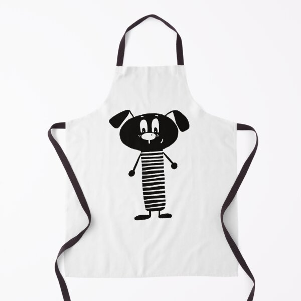 Item preview, Black and white dog nr7 designed and sold by KateCrafts.