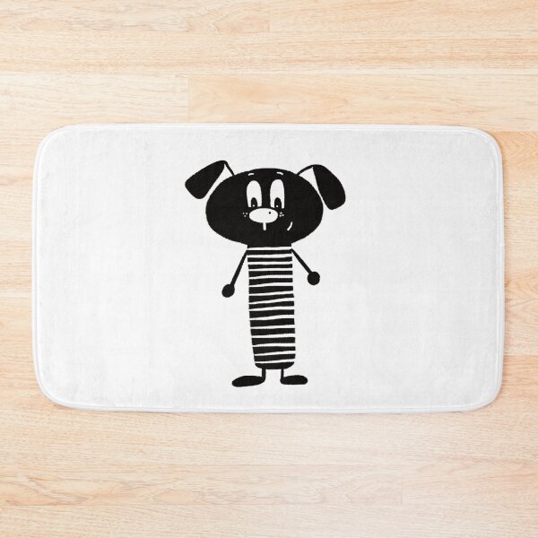 Item preview, Black and white dog nr7 designed and sold by KateCrafts.