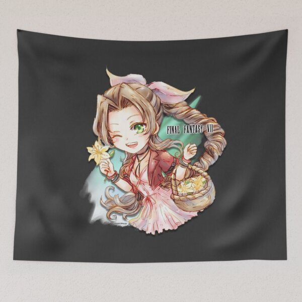 Item preview, Final Fantasy 7 Remake Aerith Gainsborough designed and sold by candypiggy.