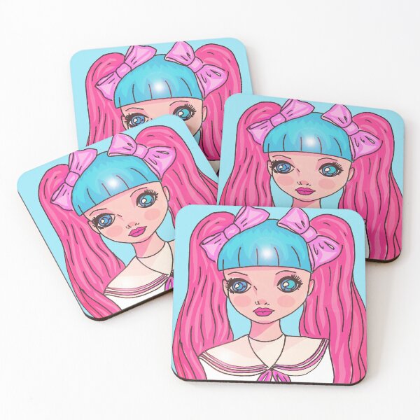 Item preview, RAINBOW HAIR GIRL designed and sold by pinkyymoon.