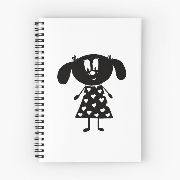 Item preview, Black and white dog nr8 designed and sold by KateCrafts.