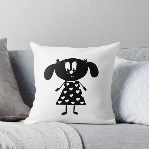 Item preview, Black and white dog nr8 designed and sold by KateCrafts.